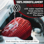 FILTERWEARS F154R Universal Water Repellent Cold Air Intake Pre-Filter - Large