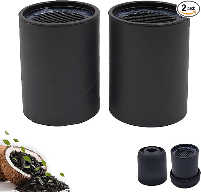 xcivi 2-Pack Air Filter Replacement Cartridges Compatible with Sploofy Personal Smoke Air Filter, Up to 500 Uses