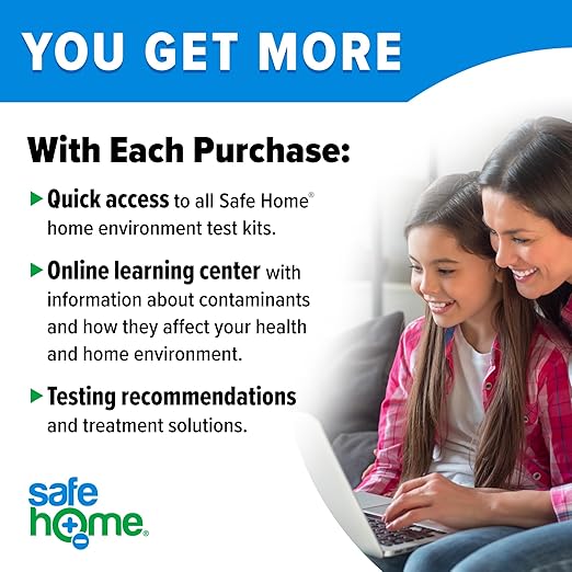 Safe Home® DIY Lead in Drinking Water Test Kit – Advanced Detection to 4 PPB – 5-Minute Test – 3 Levels of Test Results – EPA Lab Certified – Made in The USA – (2 Pack)