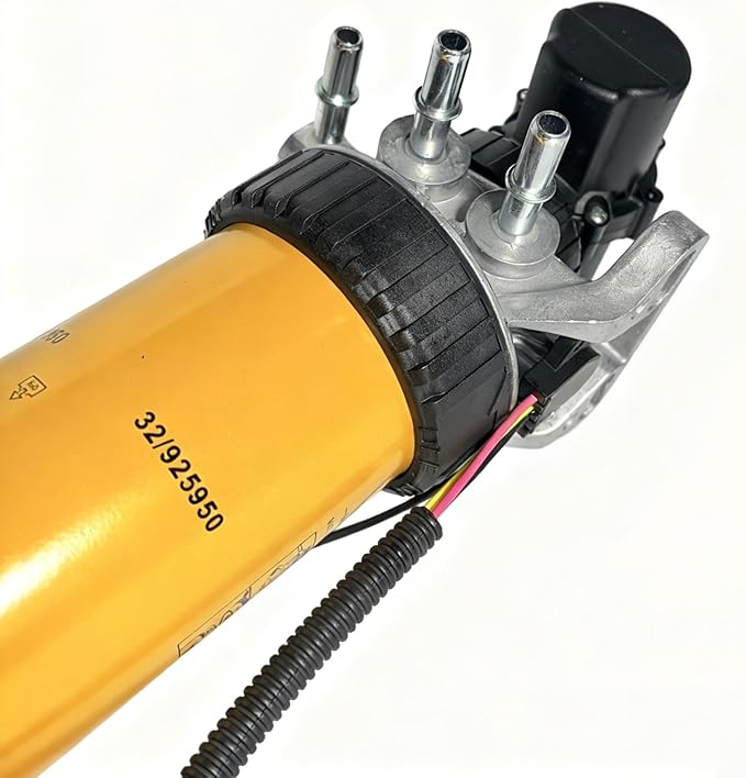 12V Fuel Lift Pump & Fuel Filter Assembly 333/C3351 320/A7046 320/A7087 32/925950 - Compatible with JCB Loader 3CX 4CX & Dumper 6TST