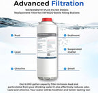 Water Filter Replacement Compatible With Elkay 51600C EWF6000 Bottle Filling Stations, 6000 Gallons/12 Months (No Chip - 1 Pack)