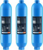 Crystala Garden Hose End Pre-Filter for Swimming Pool, Hot Tubs, Spa, Inflatable Pool, Ponds, Greatly Reduces Bad Taste, Odors, Chlorin and Sediment, up to 8,000 Gallons, 3 Pack