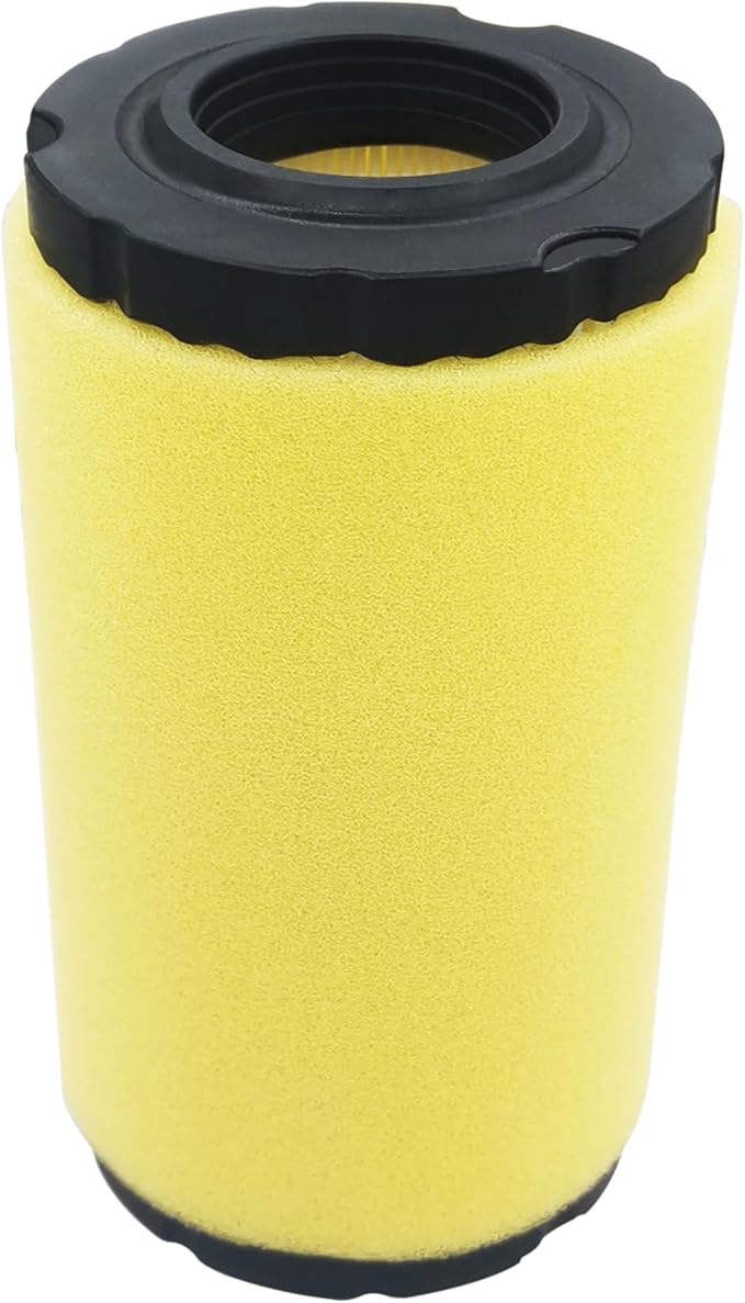 793569 Air filter for Briggs & Stratton 793685 John Deere GY21055 MIU11511 MIU11513 fit LA125 D110 D120 E110 Craftsman YT3000 Husqvarna YTH24V48 Mower Tractor, with Pre Filter Foam & Fuel Filter Kit