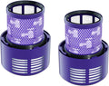2 Pack Vacuum Filter Replacement Part Compatible with Dyson V10 Series Vacuum Cleaner, Cordless Vacuum Filter Accessories, Effective Cleaning, Home Cleaning Helper, 2 Rear-Filters (2)