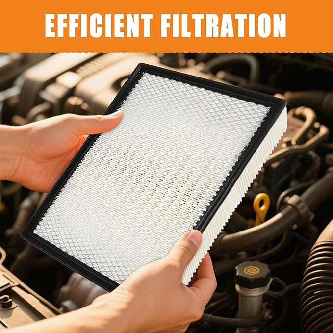 Engine Air Filter for Ram 1500, 1500 Classic, 2500, and 3500 | 53032404AA、68441763AA、53032404AC、68386779AA、53032404AB、68319604AA