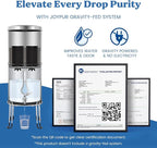PF-1 Black Thickened Purification Elements,Replacement Filters for ProOne® and Berkey® Filters,ProOne® Big+ or Berkey® Big Countertop Gravity Water Filter System (2 Pack)