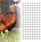 AOTNZ Welded Wire Fencing, Stainless Steel Anti-Rust Decorate Square Screening Filter Sheet for Garden Fence Aviary Hutch Net Fence Chicken Coop Pond Enclosure (Color : Silver, Size : 1.2x15m)