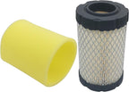 796031 Air Filter fits for Briggs Stratton 591334 594201 Husqvarna YTH22V46 John Deere D100 Pro Performance for Lawn Tractor with 797704 Foam Pre Cleaner, pack of 2