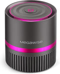 MEGAWISE Air Purifier for Home Bedroom Small Room Office, 3-IN-1 Filtration Air Cleaner for Smoke, Dust, Pet Dander, 100% Ozone Free, Available for California