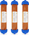 (3 Pack) Mixed Bed Ion Exchange Aquarium Filter Resin 0 PPM RO DI Refillable Housing, Compatible with 10" Aquarium Reverse Osmosis Water Filtration Systems, for High TDS in Water
