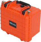 MEIJIA Portable All Weather IP67 Waterproof Camera Case,hard case with Customizable Fit Foam,Fit Use of Drones,Camera,Equipments,10.62 x9.68x6.87inches(Orange)