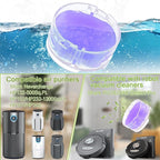 Odor Neutralizer Cartridge Replacement for Shark AZ3000 AZ3002 HZ3000 HZ3002 HZ702 IZ862H IZ562H ZD550 ZU102 LA702 Odor Elimination Replacement 1541FC3000(Pack of 4pcs,Lavender)