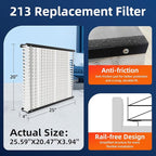 3 Pack 213 Replacement Air Filter, MERV 13,Actual Size: 20.47"x25.6"x3.94", Nominal Size: 20''x25''x4'', HVAC Furnace Filter, Compatible with AprilAire Models 1210, 1620, 2210, 2216, 3210, 4200