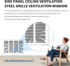 16x10 Return Air Grille(Duct Opening Size),Air Return Vent Cover,Flat Vent Cover,Rejillas De Aire Acondicionado Para Casa,Return Air Grilles,Outer Dimensions:17.75"Wx11.75"H(16"W x 10"H, Duct Opening)