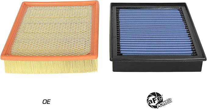 aFe POWER Magnum FLOW OE Replacement Air Filter w/Pro 5R Media for GM Silverado/Sierra 99-18 V6/V8#30-10004