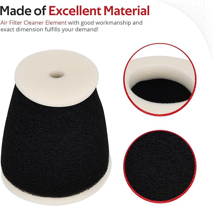JAVIK Air Filter Cleaner Element For Yamaha Big Wheel 200 BW200 1986-1988 O.E.M# 1RL-14451-00-00 1RL-14451-01-00