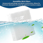 1040 Essick Humidifier Wick Filter for AIRCARE Air Humidifier B23 DP3 B40 B40-C 3D6-100 5D6-700 7D6-100 B23-710 B23-810 D46-720 CM330 500 700 3000 series Fit MoistAir models: MA-0300 MA-0500 - 4 Pack
