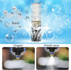 Mornajina 4 Pieces Calcium Inhibitor Filter, Outdoor Misting System Protector for Mist Nozzle, Preventing Scale Buildup from Clogging Up