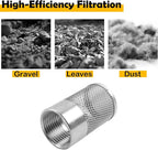 Dia Hose Inlet Suction Strainer Filter, Stainless Steel Water Pump Filter for Garden Irrigation, High Pressure Water Pump, Sprayer & Plumbing Systems (36mm)