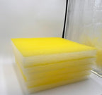 Paint Booth Exhaust Fiberglass Filter Pad (US Manufacturer), Heavy-Duty Paint Arrestor for Spray Booth (500/case, 25" x 20")