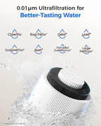 Waterdrop 15UB-UF 0.01 μm Ultra Filtration Under Sink Water Filter System, Reduces Lead, Chlorine, Bad Taste & Odor, 2 Years, with Dedicated Brushed Nickel Faucet, USA Tech