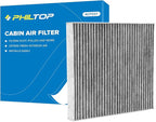 PHILTOP Cabin Air Filter w/Activated Carbon, Compatible with CF11183 Jeep Grand Cherokee 2011-2021, Grand Cherokee WK 2022, Dodge Durango 2011-2026, Carbon Filter Up Dust Pollen Odor
