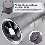 Duct Filter Vent Cover – Planting Ventilation Fitting, 2 Pieces Flexible Ducting Cover | Indoor Greenhouse Airflow Control, Laundry Vent Replacement, Outdoor Kitchen RV Tent Exhaust Protection Accesso