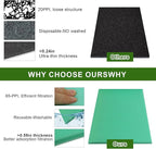Foam Air Filter Material Sheet for Uni Filter-BF-1 BF1-14" X 17" X 5/8", 65-PPI Bulk Fine Filter Foam Sheet, Universal Reusable Air Filter for Most Motorcycle ATV Scooters, Dirt Bike,UTV-Green