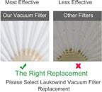 4Pack VLPF10 Replacement Filters Compatible with Black and Decker Hand Vacuum Filter Model # HLVA320J00 HLVA315j & N575266