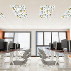 6 Pcs Fluorescent Light Covers for Ceiling Lights Colorful Construction Vehicle Diggers Cranes Tractors Decorative Magnets Light Filters for Office Home Classroom Must Haves 4’ x 2’