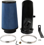 4" Cold Air Intake Pipe Kit with Oiled Filter, Filter System Replacement for 2011-2016 Ford Power stroke Diesel Engine 6.7L, F-250 F-350 F-450 Super Duty 6.7L Diesel (2011 2012 2013 2014 2015 2016)