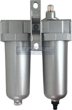 INDUSTRIAL GRADE 3/4" NPT, IN-LINE COALESCING FILTER & DESICCANT AIR DRYER COMBINATION WITH METAL BOWLS FOR SPRAY GUN EQUIPMENT PAINT BOOTH COMPRESSOR, PLASMA CUTTER (With Auto Drain)