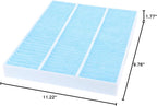 BOSCH 6035C HEPA Cabin Air Filter - Compatible with Select Audi Q7; Porsche Cayenne; Volkswagen Touareg