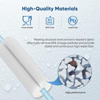 PUREPLUS 20 Micron 10"x2.5" Whole House Pleated Sediment Filter for Well Water, Replacement Cartridge for Universal 10 inch RO System, W50PE, WFPFC3002, SPC-25-1050, FM-50-975, 801-50, WB-50W, 6Pack