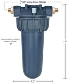KleenWater Under Sink Water Hot Water Filtration System to Filter Chlorine, Chemicals, Hardness Scale and Sediment
