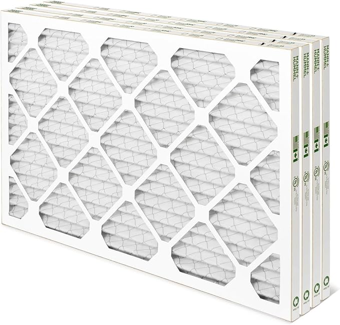 Mann+Hummel 12x24x1 MERV 8 Pleated HVAC AC Furnace Air Filters. 4 Pack. (Exact Size: 11.5 x 23.5 x 0.75 Inches)