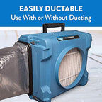 Bundle of Dri-Eaz HEPA 700 Air Scrubber, Industrial Air Filtration System + Following Filters: 1" HEPA (12-Pack) + 1" Carbon (4-Pack) + 2" Pleated (6-Pack) + Synthetic (8-Pack)