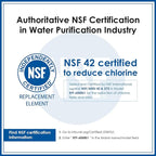 Waterdrop 4396841 Replacement for Everydrop® Filter 3, EDR3RXD1, 4396710, Kenmore® 46-9083, 46-9030, Refrigerator Water Filter,1 Filter