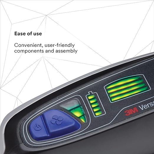 3M PAPR, Versaflo Powered Air Purifying Respirator Assembly TR-617N, Includes PAPR Unit, High Capacity Battery, Breathing Tube, and Easy Clean Belt