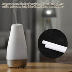 50PCS Humidifier Stick Filter Refill, 0.3"×4" Mini Air Diffuser Pure Wicks Universal Cotton Replacement Wicks for Small Portable Humidifier Diffuser in Office Bedroom Home