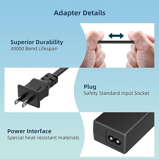 24V AC/DC Adapter Compatible with TOPPIN Comfy Air C2 Ture HEPA Air Purifier TPAP001 H13 TPAP-001 H-13 HEPA Air Filter Air Cleaner 24VDC 1.25A DC24V 1250mA Power Supply Cord Battery Charger