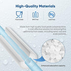PUREPLUS 5 Micron 20" x 2.5" Whole House Sediment Home Water Filter, 20-inch Sediment Pre-Filtration, Replacement Cartridge Aqua Pure AP110-2C, Pentek P1-20/SP-P1-20/PX01-20, Watts FPMB5-20, 4Pack