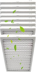 8-Pack 14x 17.5 x 1.75 MERV 13 Dehumidifier Replacement Filter, Compatible with Santa Fe Advance90, Advance120, Advance100, Ultra98H,Honey-Well DR90 & DR120 Dehumidifiers，Easy to Install