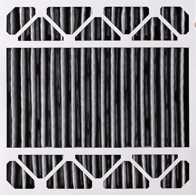 Nordic Pure 20x20x5 (Actual Size: 19 5/8 x 19 7/8 x 4 3/8) Honeywell Replacement Furnace Filters MERV 8 Plus Carbon 2 Pack