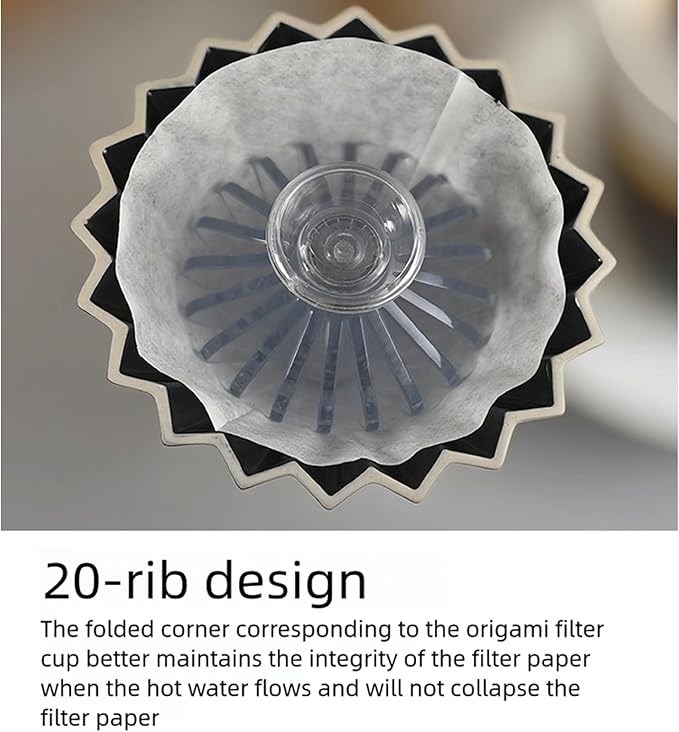 PC Coffee Filter Press Tool for Enhanced Brewing & Leakproof Extraction Efficiency Coffee Filter Paper Pressure Tool