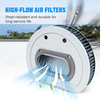 Motorcycle Air Filter 29462-99 1011-4208 High Flow Intake Cleaner Accessories for Harley 1999-2001 Electra Glide, Road King and Road Glide Models (Blue)