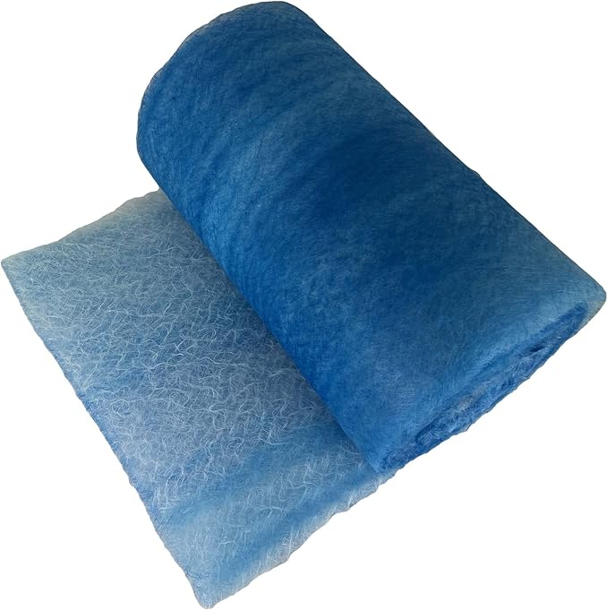 wioboy Paint Booth Exhaust Filter Roll, (48" x 100ft) 18 Gram Heavy Duty Fiberglass Paint Arrestor for Spray Booth