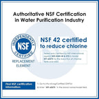 Waterdrop DA29-00020B Replacement for Samsung® Water Filter HAF-CIN/EXP, DA29-00020B, HAF-CIN, DA29-00020B-1, RF28HMEDBSR, RF263BEAESR, RS25J500DSR, RF263TEAESG, HDX FMS-2, DA97-08006A-1, 6 Filters
