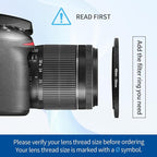49-55mm Step-Up Ring Adapter, 49mm to 55mm Step Up Filter Ring for 49mm Lens Mount 55mm for DSLR Lenses and ND UV CPL IR Filters （49-55mm）