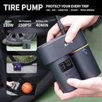 BAYU 4 in 1 Car Smart Kit, 19000PA Car Vacuum Cleaner, 200PSI Cordless Pressure Washer, 150PSI Tire Inflator Portable Air Compressor, 15000mAh Portable Charger for Car, Bike, Motor (E-Pro)